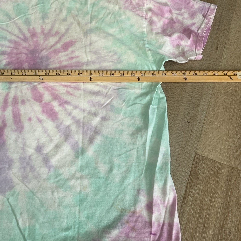 Def Leppard - High n Dry Short Sleeve Shirt - Multicolor Tie Dye - Size X-Large - Picture 9 of 11